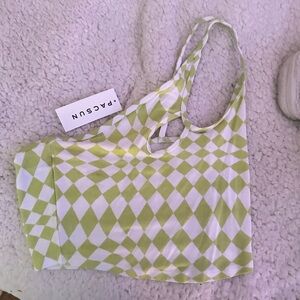 NWT Pacsun Roadtrim Asymmetric Tank Top (XS)